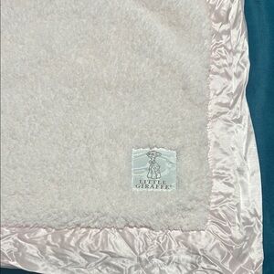 Little Giraffe chenille faux fur blanket